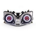 015 Fully Headlight Fit Honda Cbr600 F4I 2001-2007 Angel Eyes Hid Lightings 2002 2003 2004 2005 2006